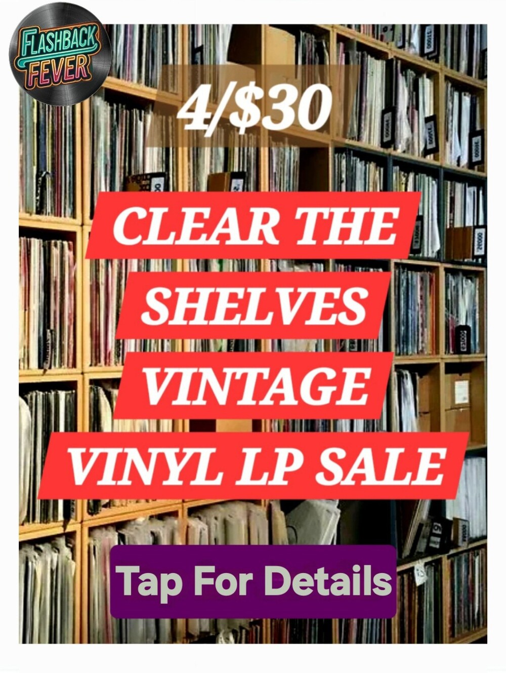 4/$30•Vintage Vinyl LP Lot